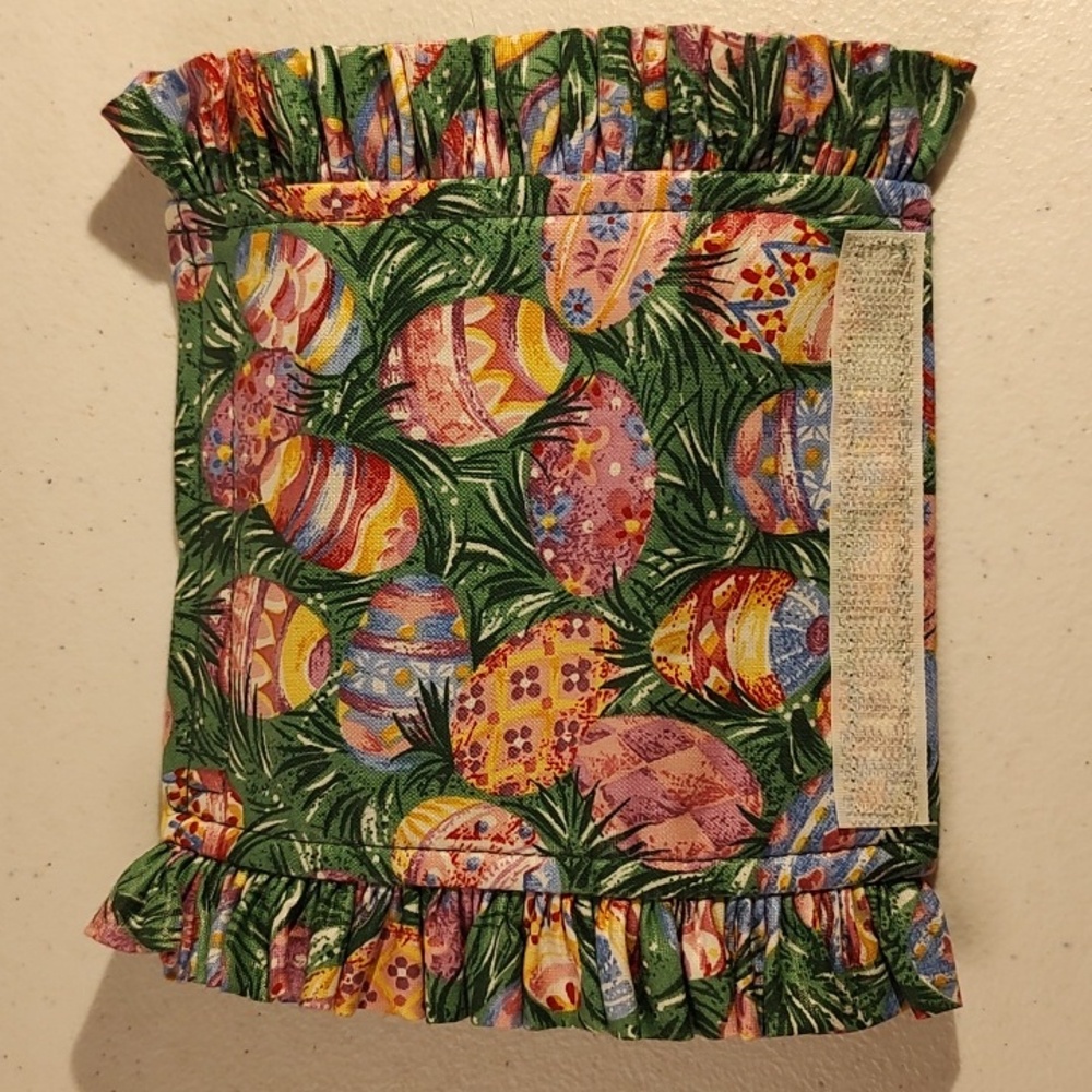 Longaberger Handle Gripper Easter Eggs Fabric